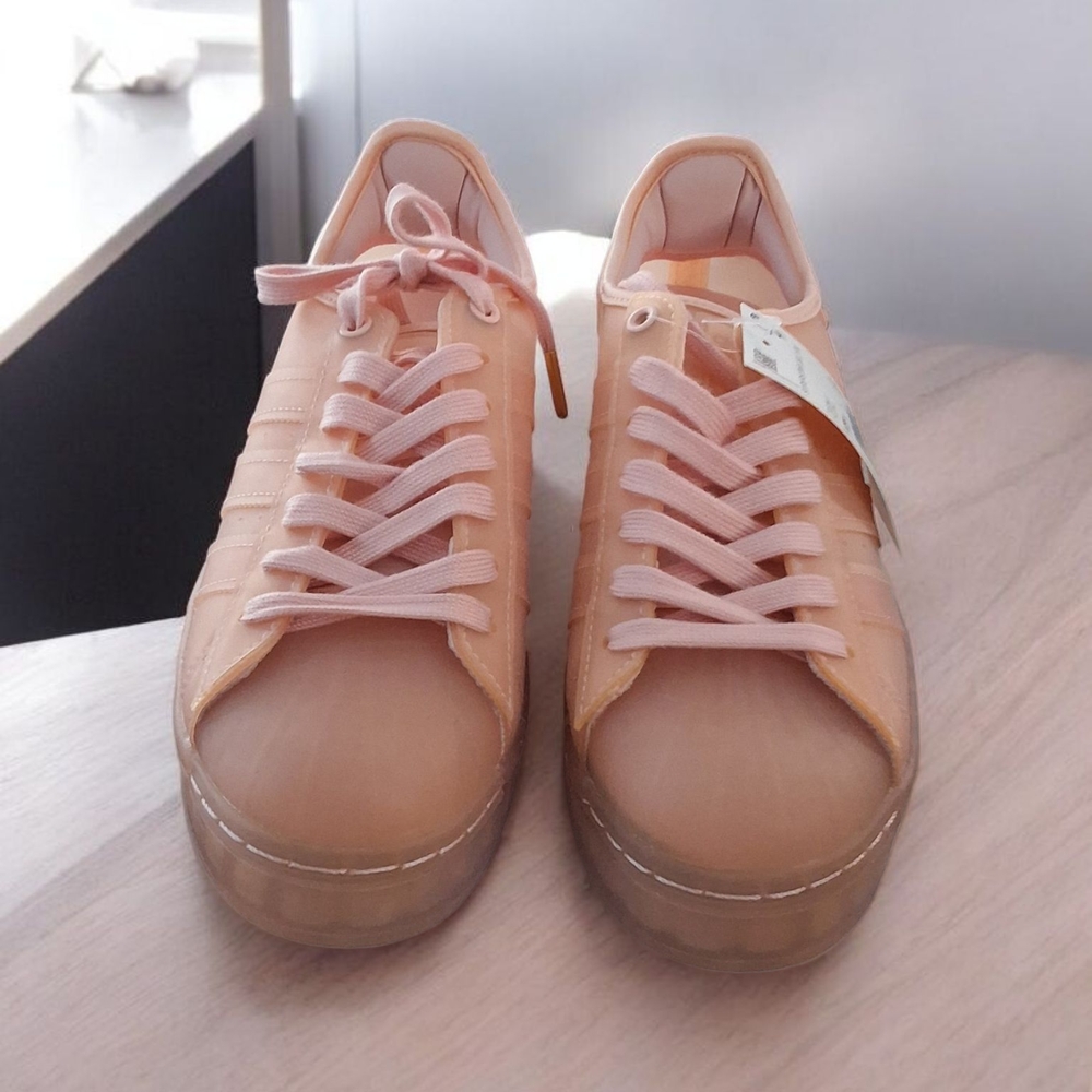 Adidas Women's Pink Sneakers - Picture 4 of 5